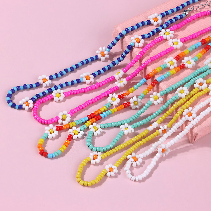 Boho Summer Bead Necklace