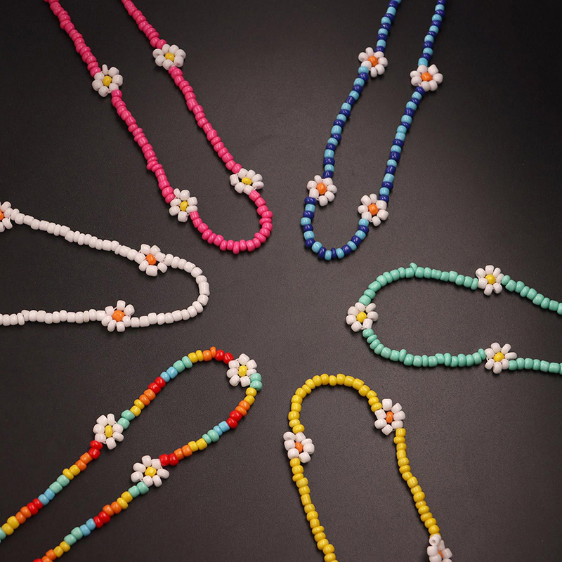 Boho Summer Bead Necklace