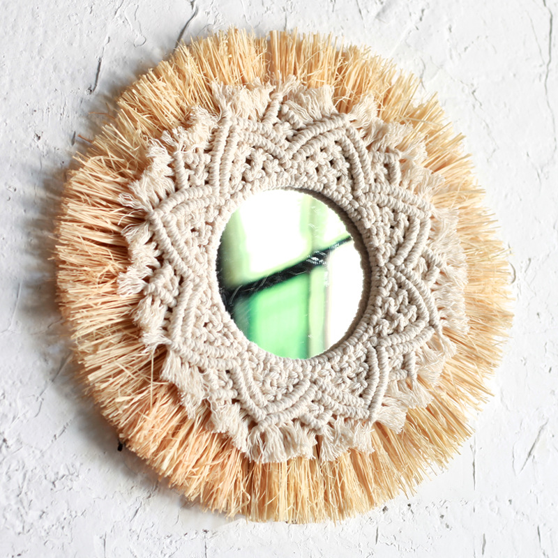 Boho Wall Mirror Home Decoration