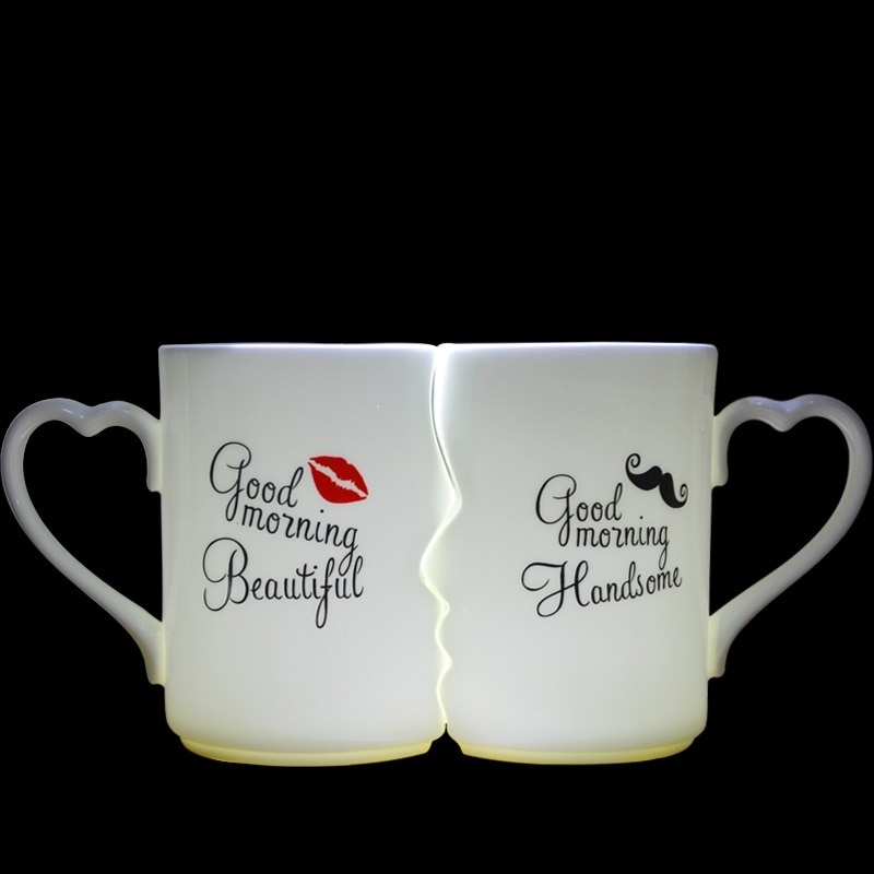Bone China Kissing Cups Set
