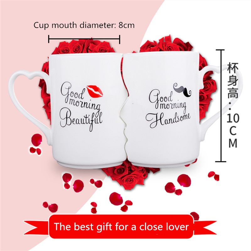 Bone China Kissing Cups Set
