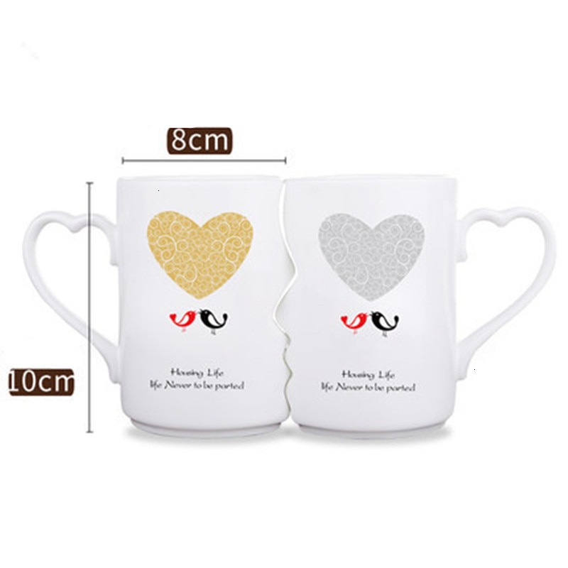Bone China Kissing Cups Set