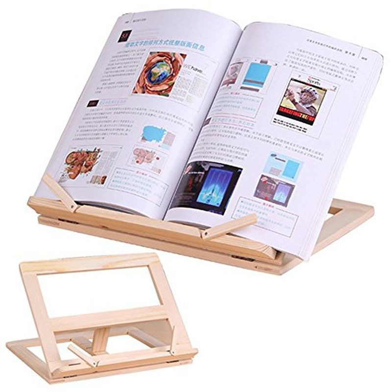 Book Holder Wooden Frame Stand