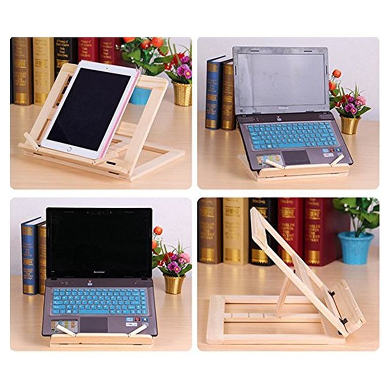 Book Holder Wooden Frame Stand