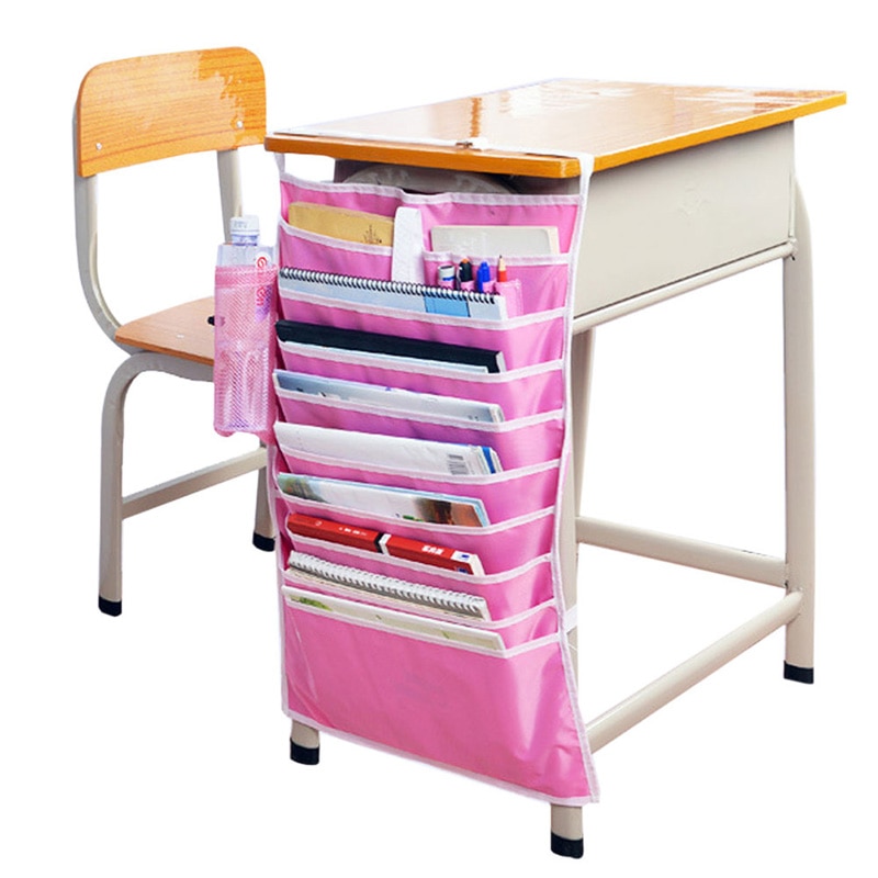 Book Organizer School Desk Pouches
