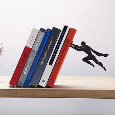 Bookshelf Decor Superman Stopper Bookshelf Decor Superman Stopper