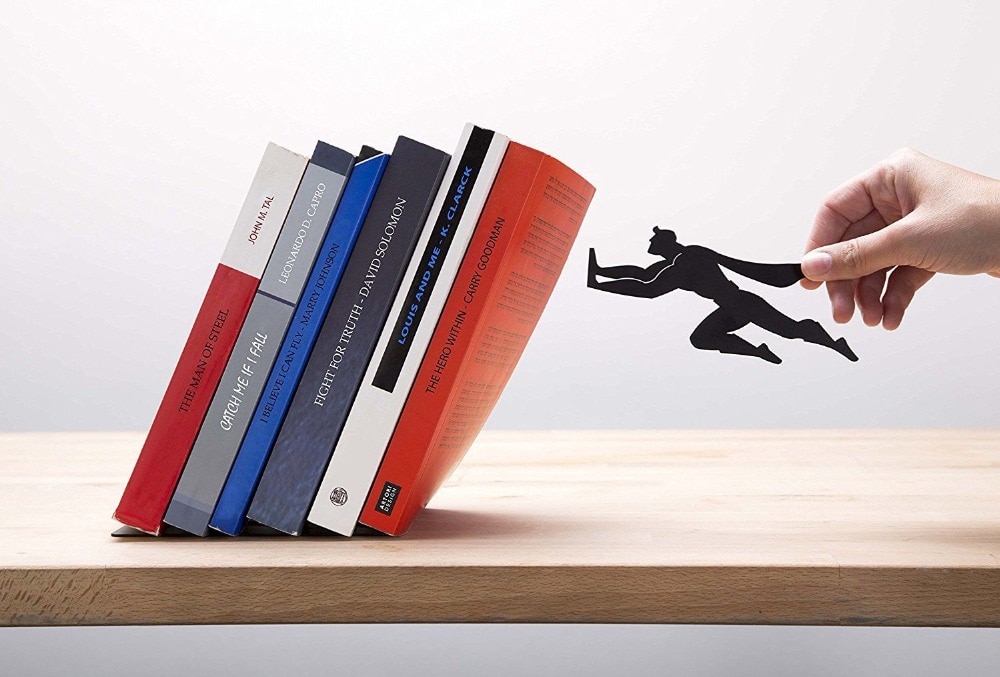 Bookshelf Decor Superman Stopper Bookshelf Decor Superman Stopper
