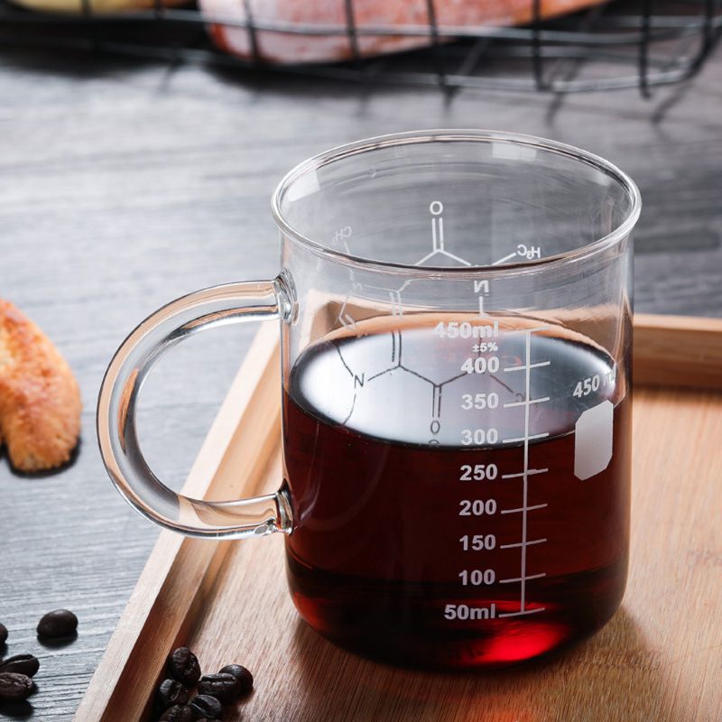 Borosilicate Glass Coffee Beaker Mug Borosilicate Glass Coffee Beaker Mug