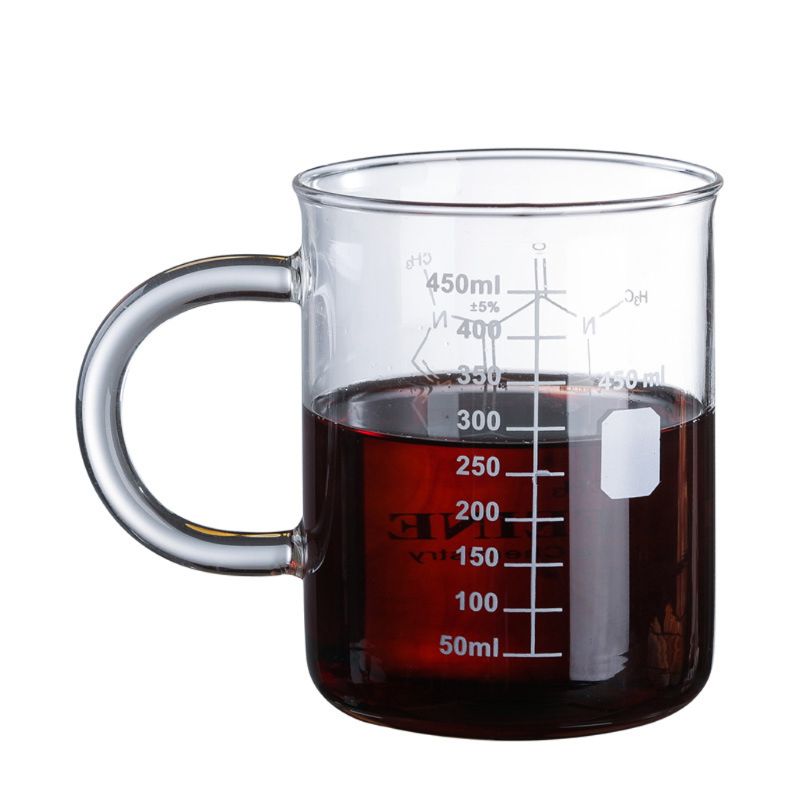 Borosilicate Glass Coffee Beaker Mug Borosilicate Glass Coffee Beaker Mug