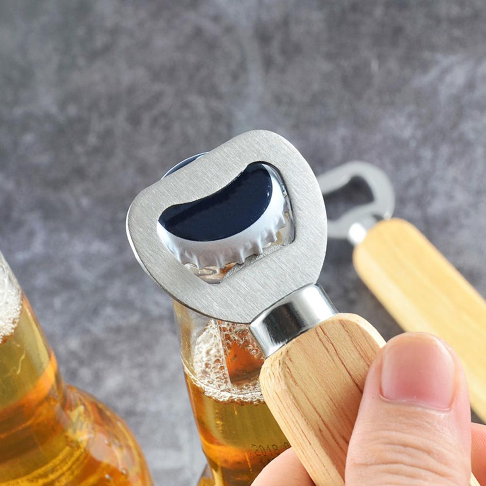 Bottle Cap Opener With Wooden Handle Bottle Cap Opener With Wooden Handle