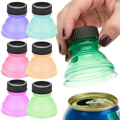Bottle Cap Soda Can Toppers (6pcs)