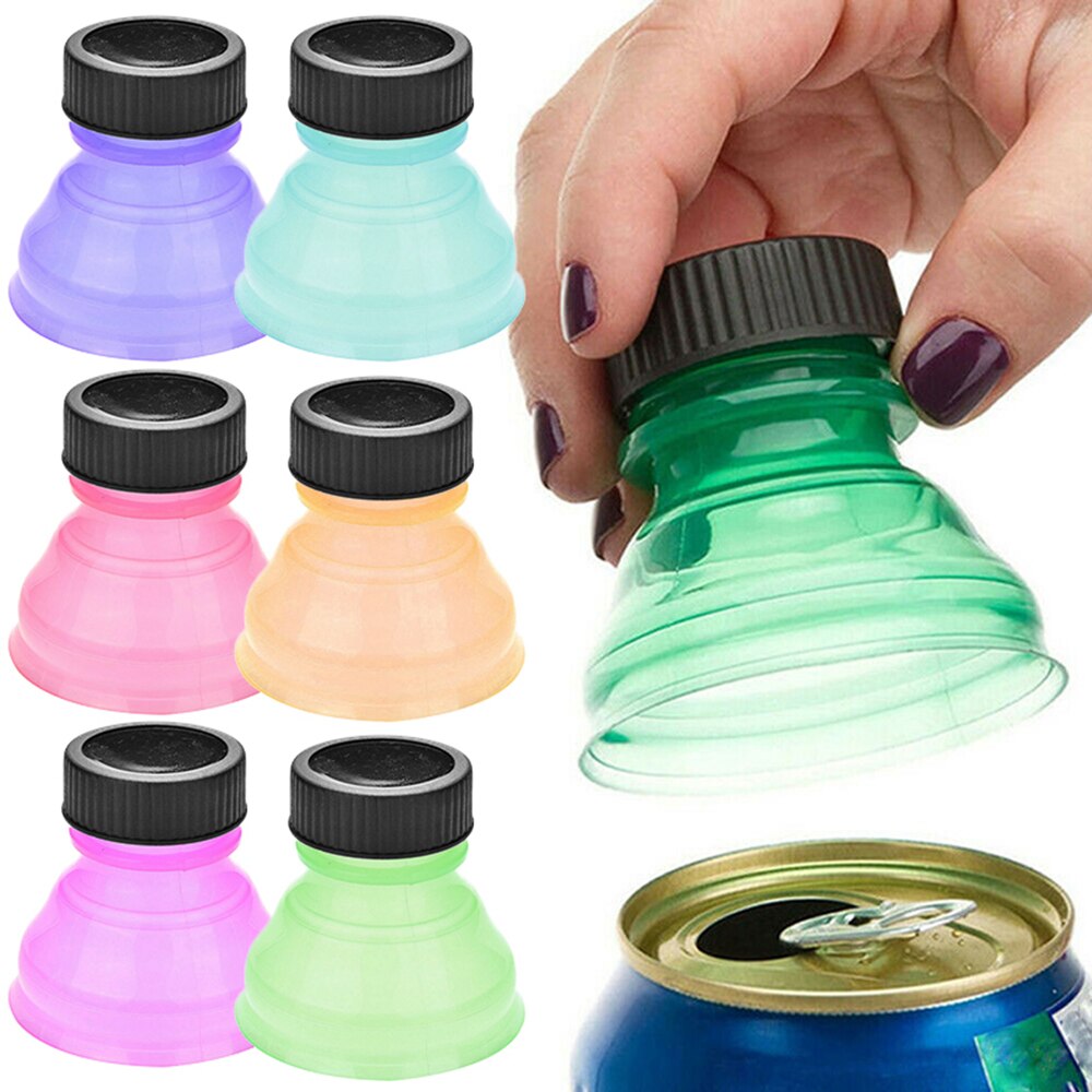 Bottle Cap Soda Can Toppers (6pcs) Bottle Cap Soda Can Toppers (6pcs)