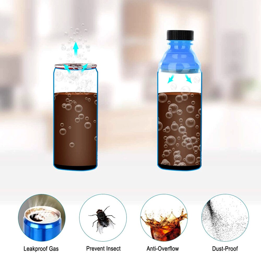 Bottle Cap Soda Can Toppers (6pcs)