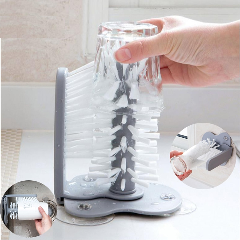 Bottle Cleaning Brush Glass Cleaner Bottle Cleaning Brush Glass Cleaner