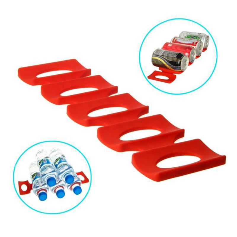 Bottle Rack Silicone Fridge Organizer Bottle Rack Silicone Fridge Organizer