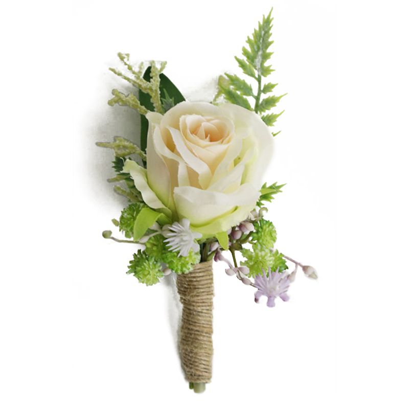 Boutonniere Corsage Wedding Artificial Boutonniere Corsage Wedding Artificial