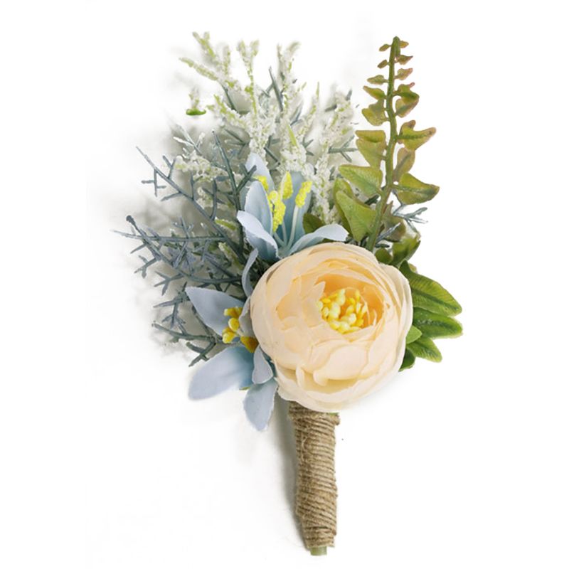 Boutonniere Corsage Wedding Artificial Boutonniere Corsage Wedding Artificial