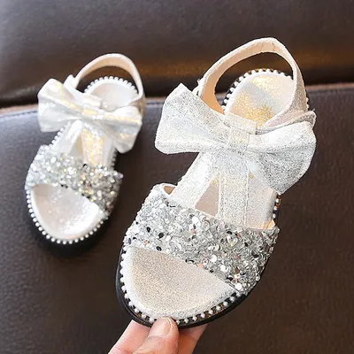 Bow Sandals Girls Fancy Shoes