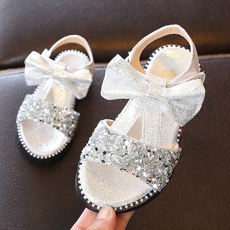 Bow Sandals Girls Fancy Shoes