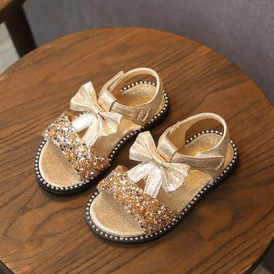 Bow Sandals Girls Fancy Shoes