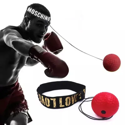Boxing Reflex Ball Head-mounted PU Punch Ball MMA Training Hand Eye Reaction Gym Muay Thai Fitness Equipment Boxing Reflex Ball Head-mounted PU Punch Ball MMA Training Hand Eye Reaction Gym Muay Thai Fitness Equipment