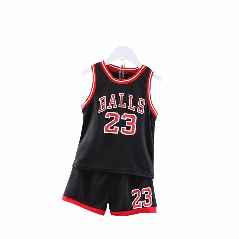 Boys Sleeveless Kids Basketball Clothes