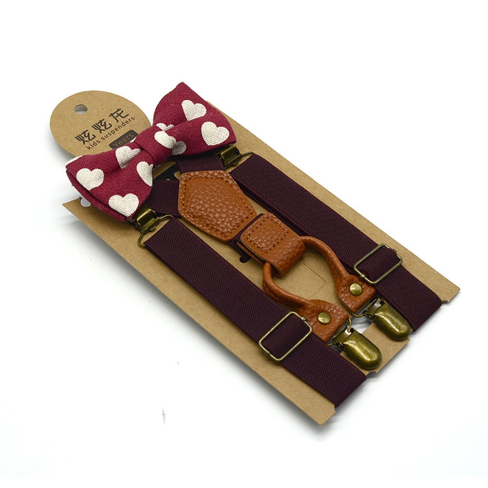 Boys Suspenders Bow Tie Set Boys Suspenders Bow Tie Set