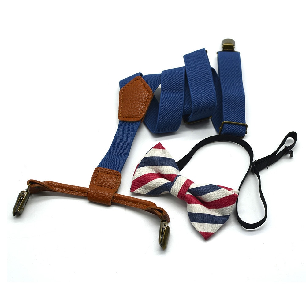 Boys Suspenders Bow Tie Set Boys Suspenders Bow Tie Set