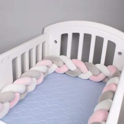 Braided Crib Bumper Baby Cushion Braided Crib Bumper Baby Cushion