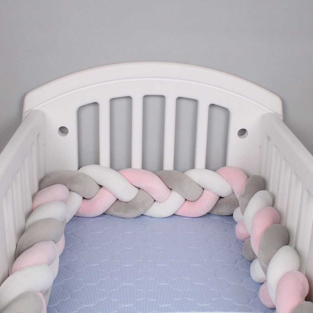 Braided Crib Bumper Baby Cushion Braided Crib Bumper Baby Cushion