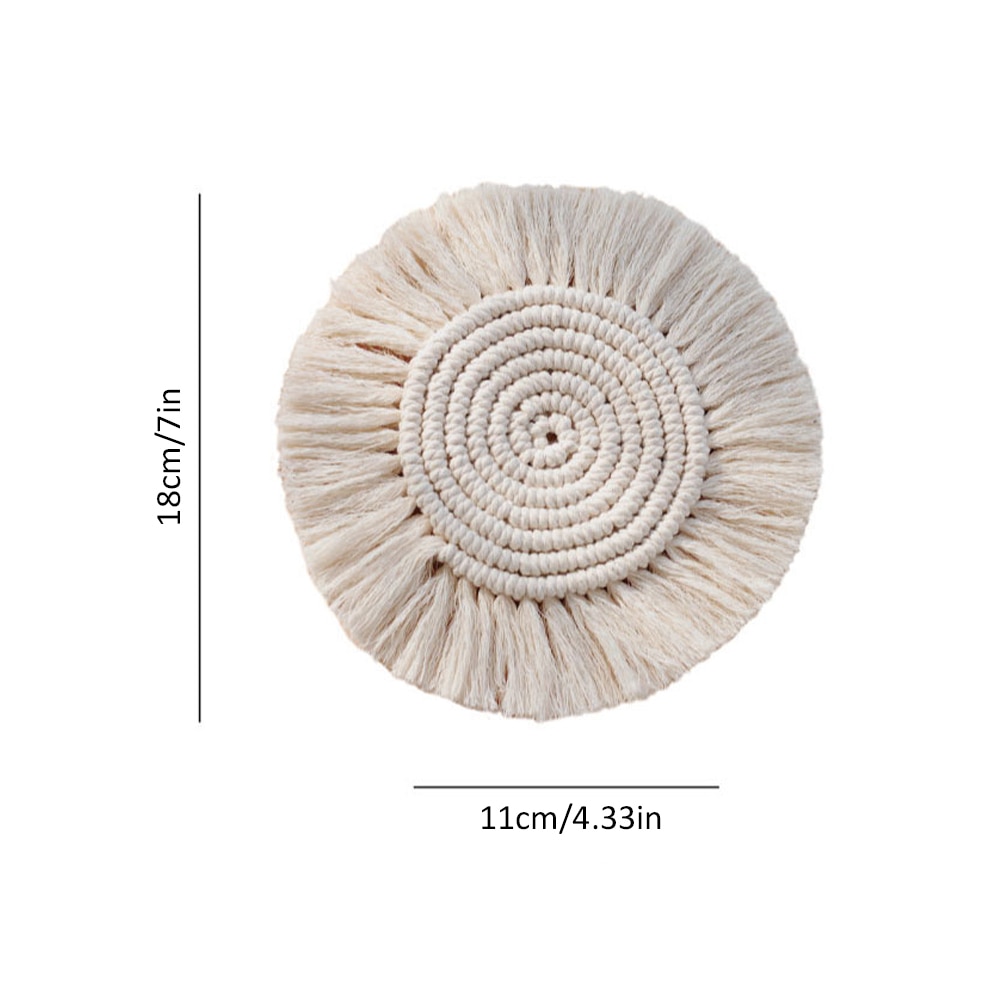 Braided Rope Coaster Macrame