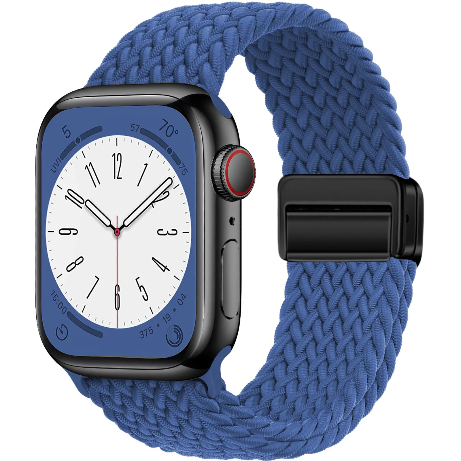 Braided Strap For Apple Watch Band 44mm 40mm 45mm 49mm 41mm 38 buckle Bracelet iWatch Series se 7 6 8 9 10 Ultra2