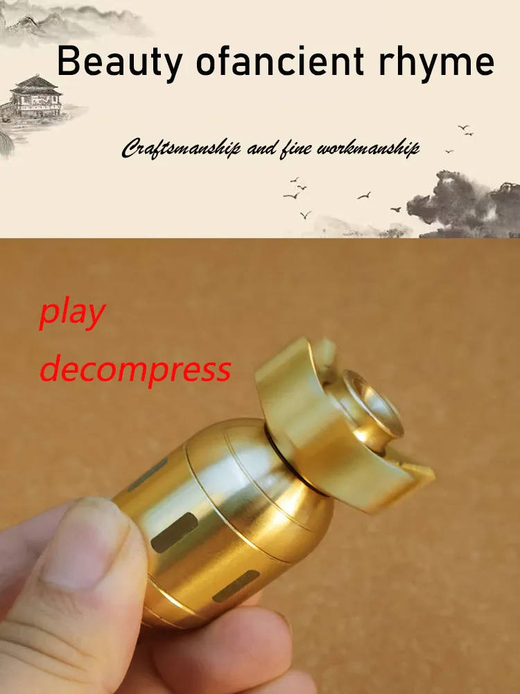 Brass Bomb Spinner Fidget Spinner Relax Stress Relief EDC Removable Leisure Metal Spinner Pure Brass Brass Bomb Spinner Fidget Spinner Relax Stress Relief EDC Removable Leisure Metal Spinner Pure Brass