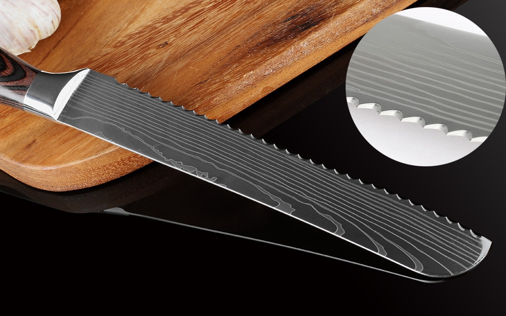Bread Knife Stainless Serrated Blade Bread Knife Stainless Serrated Blade