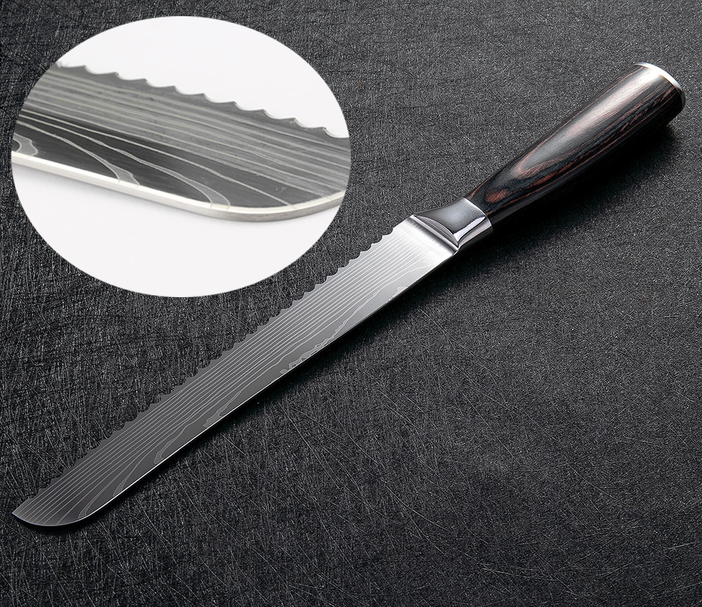 Bread Knife Stainless Serrated Blade Bread Knife Stainless Serrated Blade