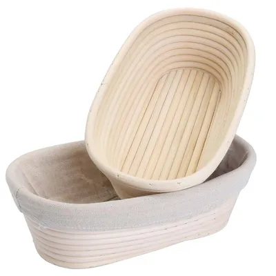 Bread Proofing Baskets Rattan Trays (2pcs) Bread Proofing Baskets Rattan Trays (2pcs)