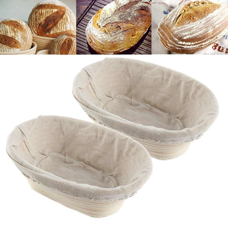 Bread Proofing Baskets Rattan Trays (2pcs) Bread Proofing Baskets Rattan Trays (2pcs)
