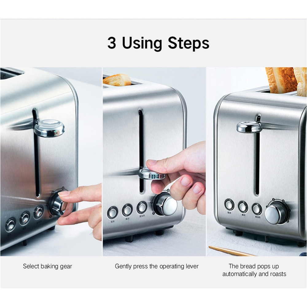 Bread Toaster Double-Sided Appliance Bread Toaster Double-Sided Appliance