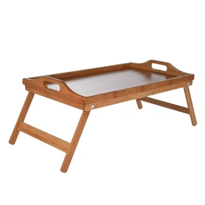 Breakfast Tray Wooden Mini Table