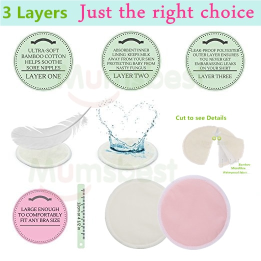 Breast Pad Washable 14pcs