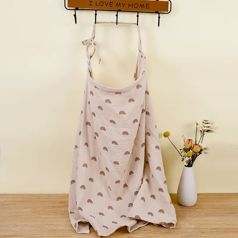 Breathable Baby Nursing Cover Maternity Breastfeeding Cover Cotton Muslin Baby Feeding Blanket Privacy Apron Stroller Breathable Baby Nursing Cover Maternity Breastfeeding Cover Cotton Muslin Baby Feeding Blanket Privacy Apron Stroller