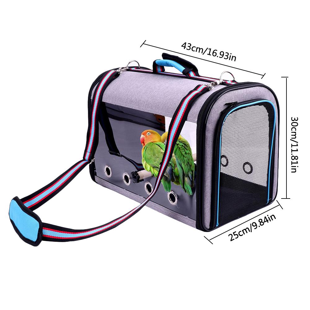 Breathable Bird Travel Bag with Perch Breathable Bird Travel Bag with Perch