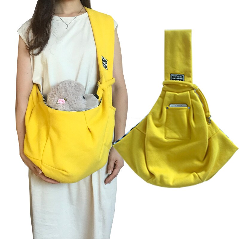 Breathable Cat Sling Carrier Bag with Pocket Breathable Cat Sling Carrier Bag with Pocket