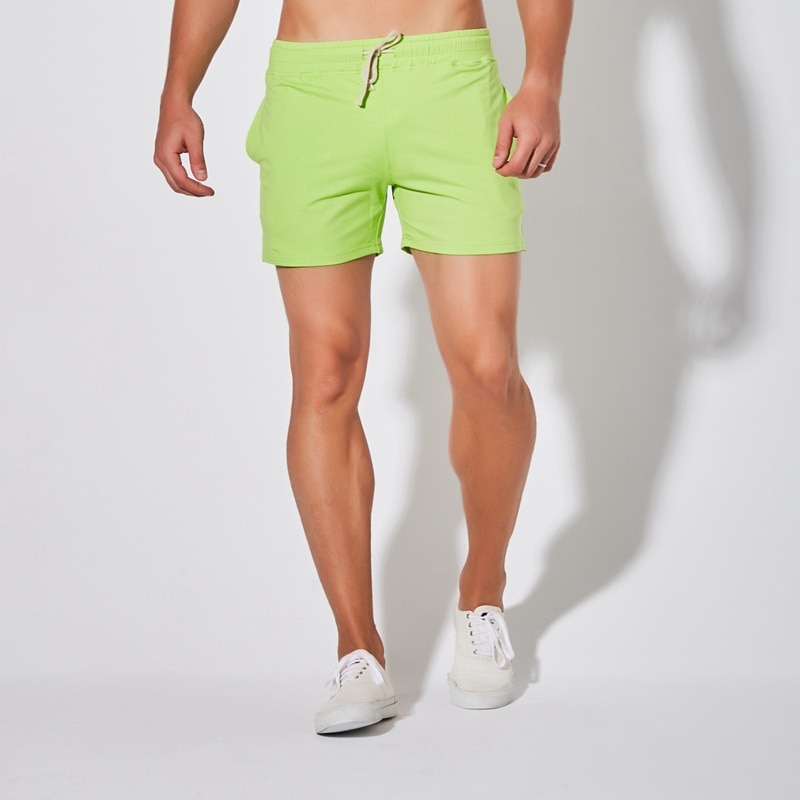 Breathable Cotton Mens Running Shorts Breathable Cotton Mens Running Shorts
