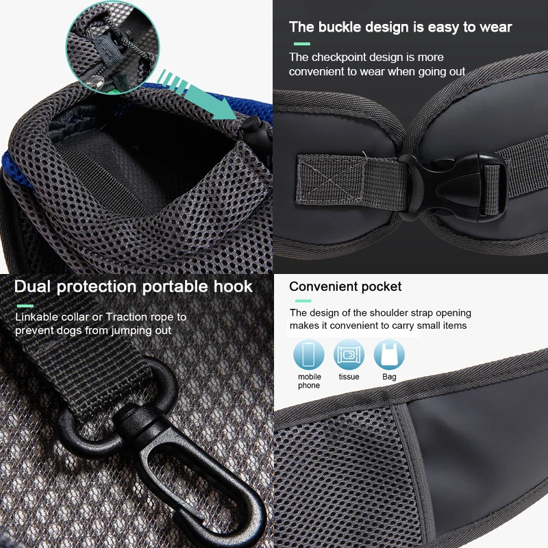 Breathable Crossbody Dog Carrier Breathable Crossbody Dog Carrier