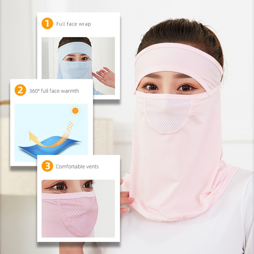 Breathable Face Cover for Sun Protection Breathable Face Cover for Sun Protection