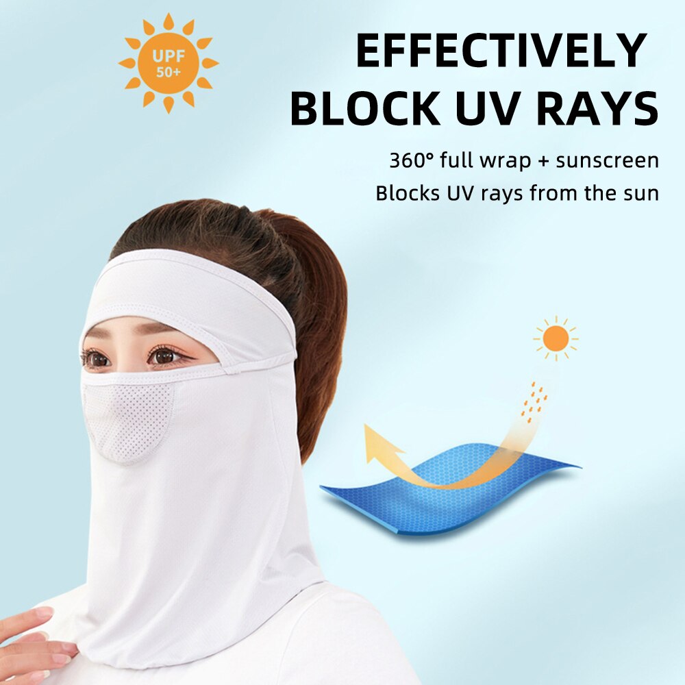Breathable Face Cover for Sun Protection Breathable Face Cover for Sun Protection