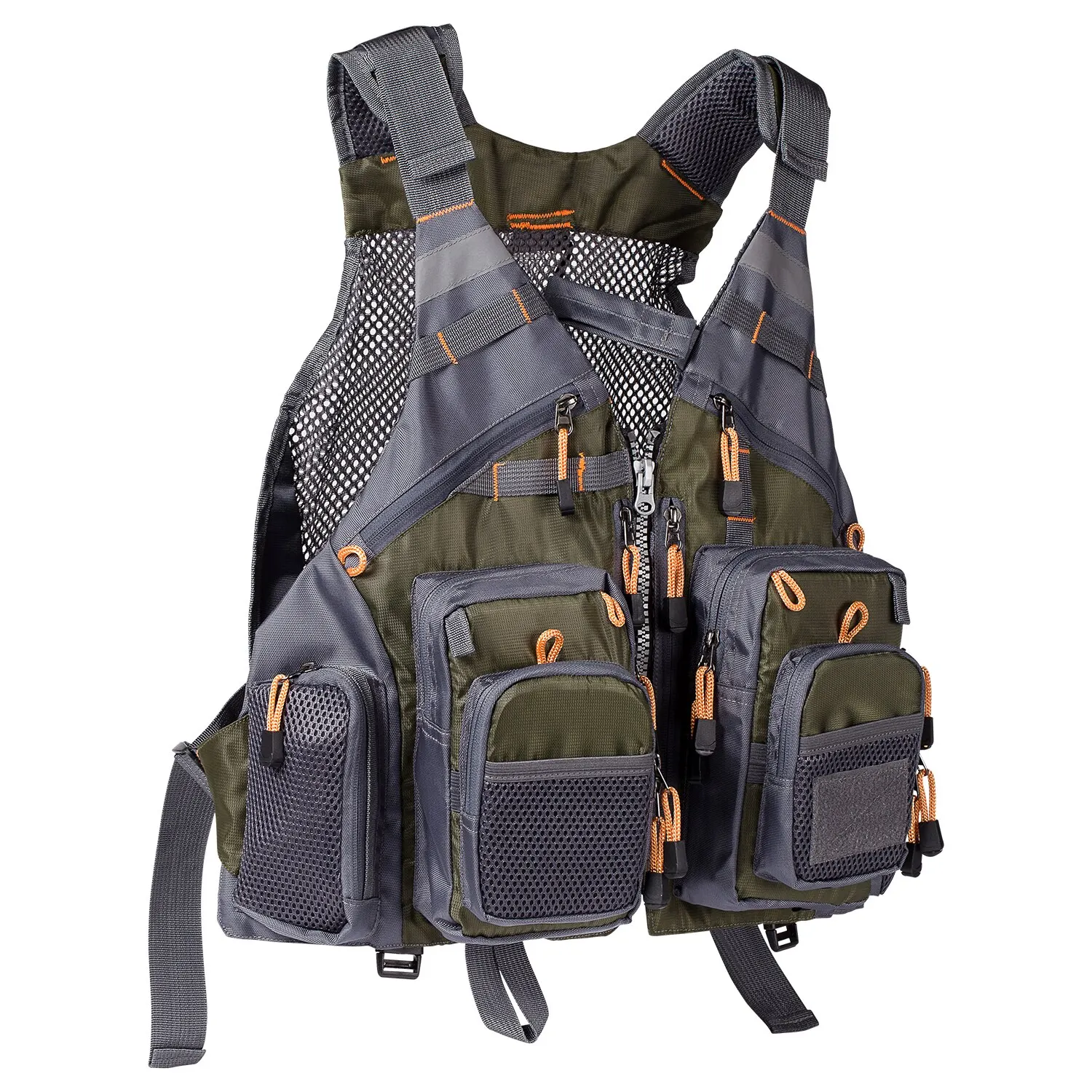 Breathable Fishing Vest Outdoor Sports Fly Swimming Adjustable Vest Fishing Tackle Breathable Fishing Vest Outdoor Sports Fly Swimming Adjustable Vest Fishing Tackle