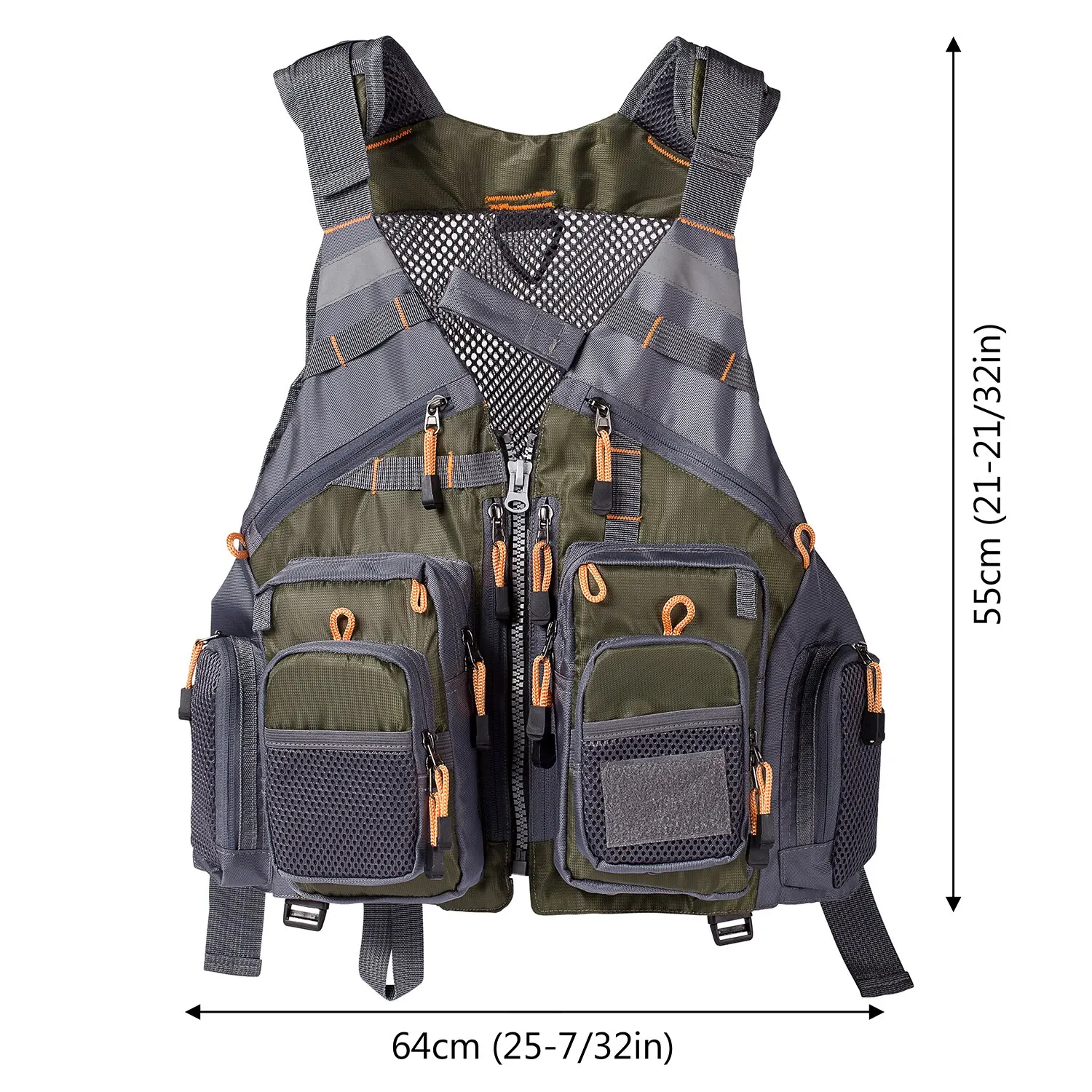 Breathable Fishing Vest Outdoor Sports Fly Swimming Adjustable Vest Fishing Tackle Breathable Fishing Vest Outdoor Sports Fly Swimming Adjustable Vest Fishing Tackle