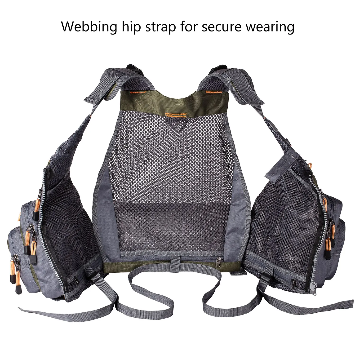 Breathable Fishing Vest Outdoor Sports Fly Swimming Adjustable Vest Fishing Tackle Breathable Fishing Vest Outdoor Sports Fly Swimming Adjustable Vest Fishing Tackle